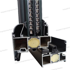 Thermal Break Aluminum Sound Insulation System Window Triple Pane Double Cavity 6050 T5
