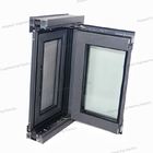 Modern Simple Design Customized Side Hung Casement Aluminum System Window with Double Toughened Glass